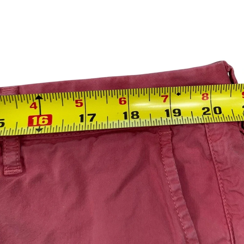 Faherty Men Chino Cotton/Tencel Blend Shorts In Nantucket Red Size 40 8